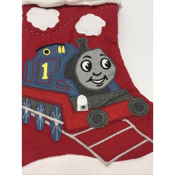 Pottery Barn Kids Rito Christmas Stocking Thomas and Friends Tank Engine Train - Picture 3 of 12